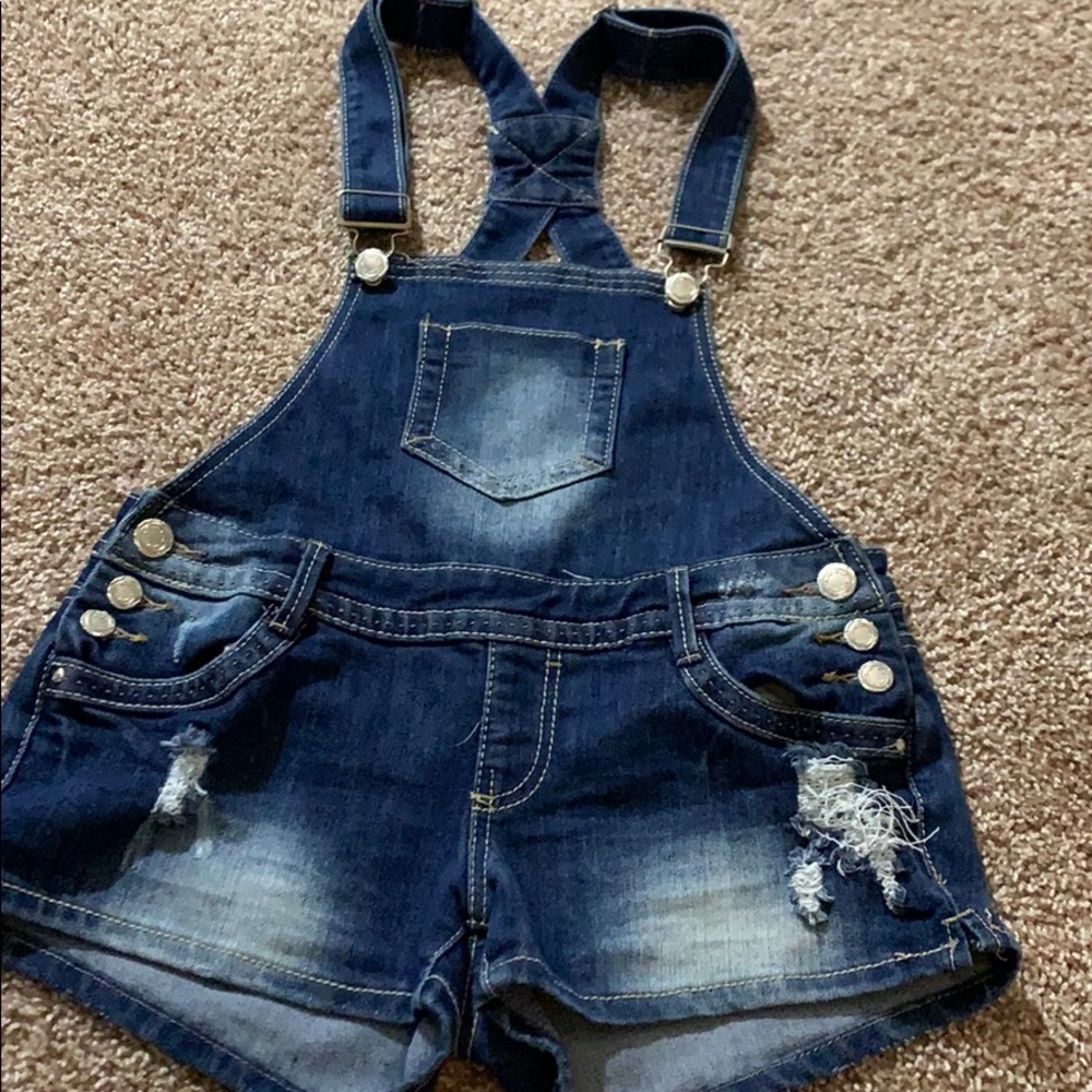 shorts overalls